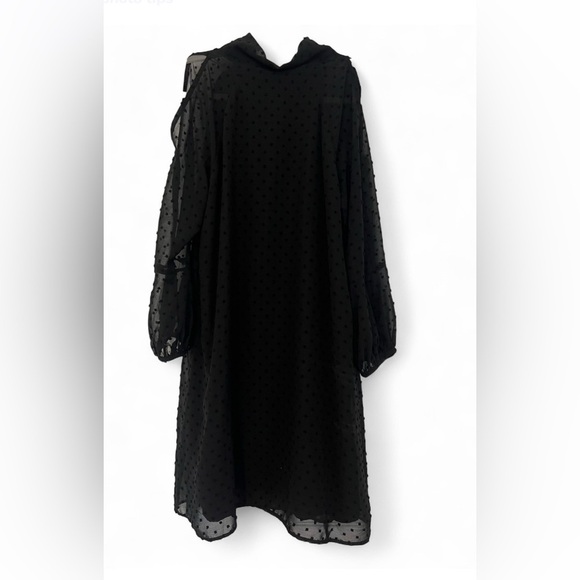 Zara Black Long Sleeve Dress - Picture 2 of 4